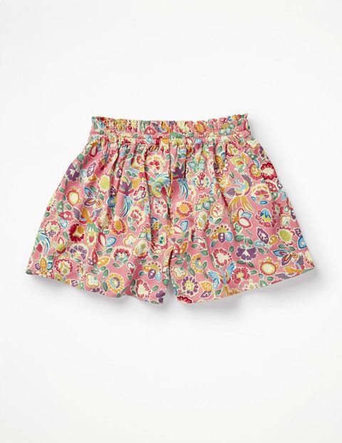 Printed Culottes - Flamingo Pink Tropical Paisley Printed Culottes - Flamingo Pink Tropical Paisley