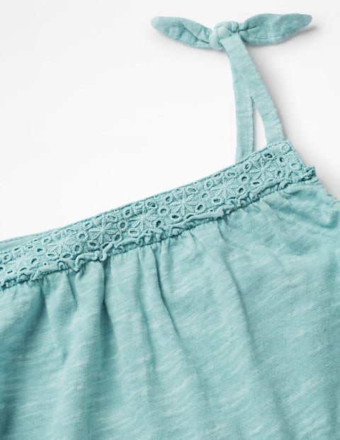 Tiered Garment-Dyed Dress - Mineral Blue Tiered Garment-Dyed Dress - Mineral Blue
