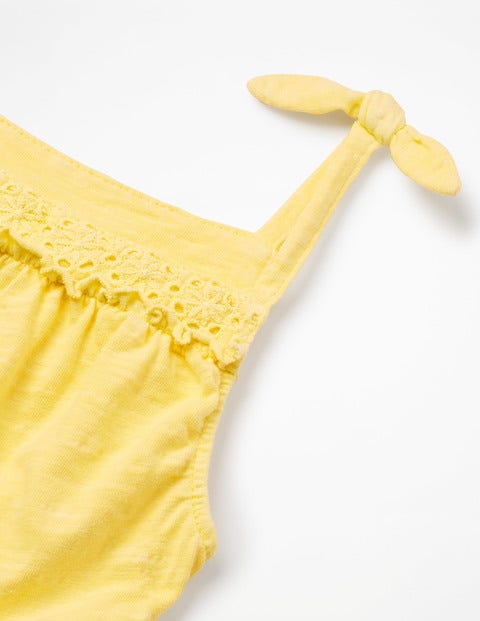Tiered Garment-Dyed Dress - Primrose Yellow Tiered Garment-Dyed Dress - Primrose Yellow