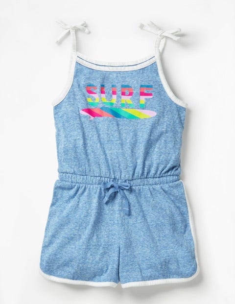 Strappy Retro Romper - Duke Blue Strappy Retro Romper - Duke Blue