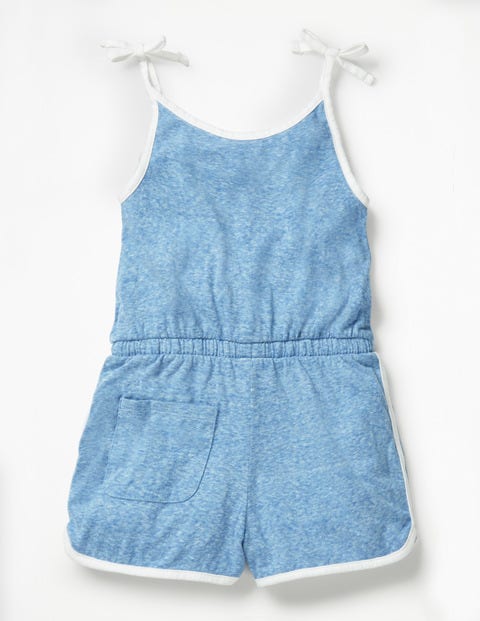 Strappy Retro Romper - Duke Blue Strappy Retro Romper - Duke Blue