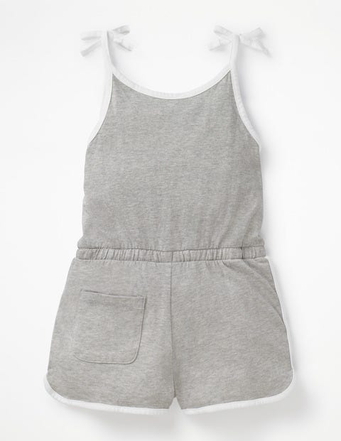 Combishort Rétro À Bretelles - Gris chiné Combishort Rétro À Bretelles - Gris chiné