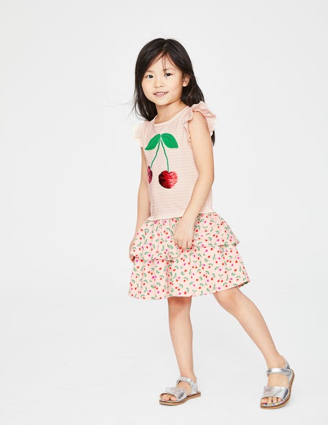 Colour-Change Sequin Dress - Parisian Pink Cherries Colour-Change Sequin Dress - Parisian Pink Cherries