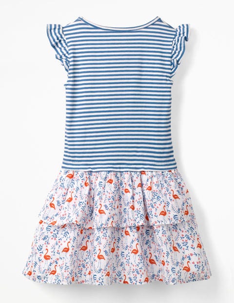 Colour-Change Sequin Dress - White Flamingo Floral Colour-Change Sequin Dress - White Flamingo Floral