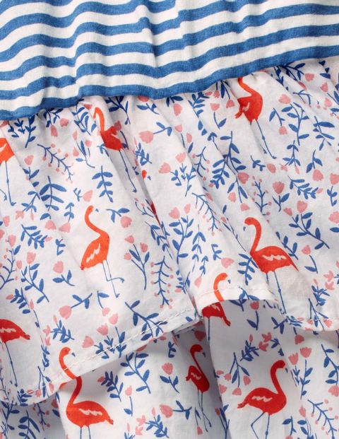 Colour-Change Sequin Dress - White Flamingo Floral Colour-Change Sequin Dress - White Flamingo Floral