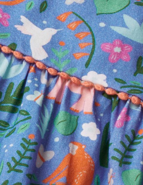 Robe En Jersey Avec Manches Volantées - Jardin indien multi Robe En Jersey Avec Manches Volantées - Jardin indien multi