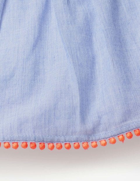 Tie-Waist Midi Dress - Chambray Tie-Waist Midi Dress - Chambray
