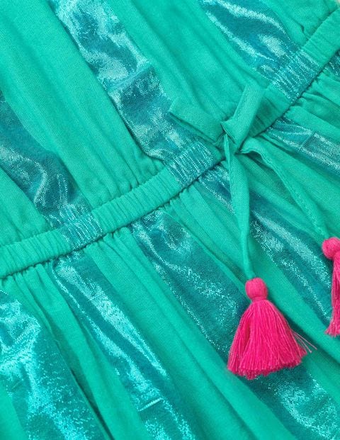 Shimmer Stripe Dress - Sea Breeze Green Shimmer Stripe Dress - Sea Breeze Green