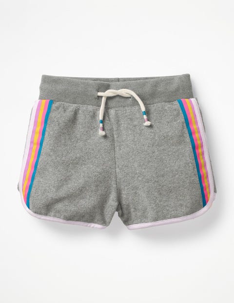 Retro Towelling Shorts - Grey Marl Retro Towelling Shorts - Grey Marl