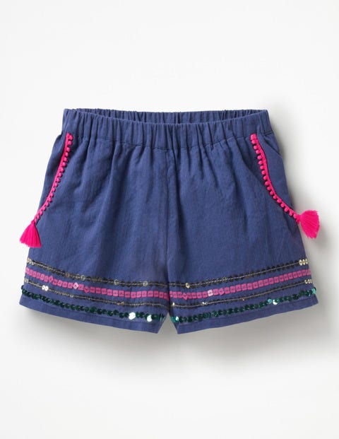 Tassel Detail Shorts - Starboard Blue Tassel Detail Shorts - Starboard Blue