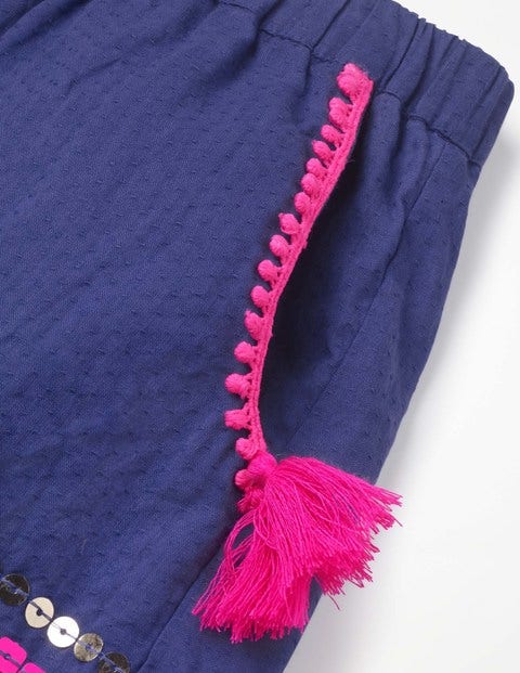 Tassel Detail Shorts - Starboard Blue Tassel Detail Shorts - Starboard Blue