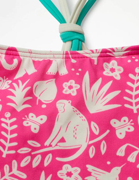 Knot-Back Tankini Set - Pink Glo Indian Garden Knot-Back Tankini Set - Pink Glo Indian Garden