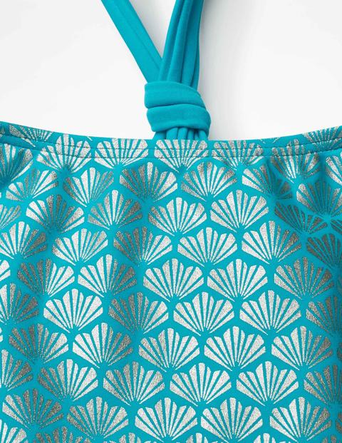 Knot-Back Tankini Set - Aqua Jade Mermaid Sparkle Knot-Back Tankini Set - Aqua Jade Mermaid Sparkle