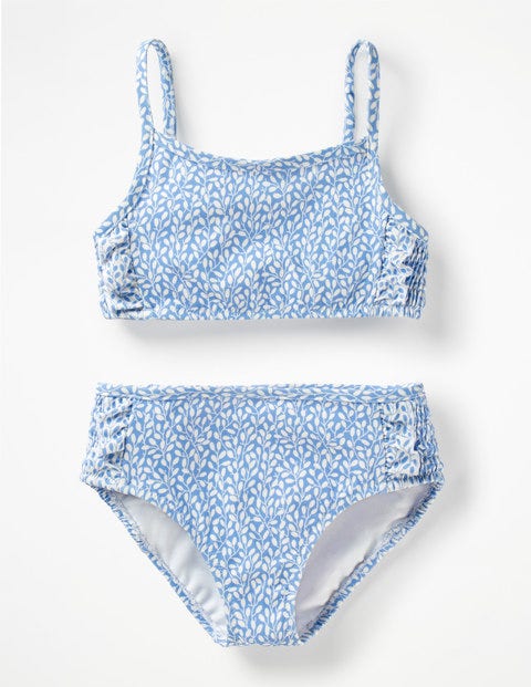 Smocked Bikini Set - Warm Blue Sweet Berry Smocked Bikini Set - Warm Blue Sweet Berry