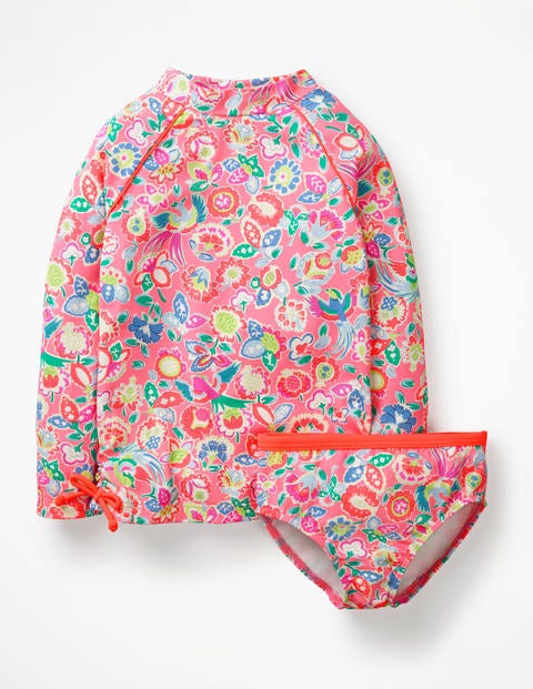 Printed Surf Set - Neon Pink Tropical Paisley Printed Surf Set - Neon Pink Tropical Paisley