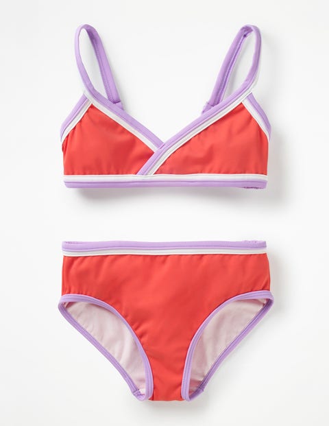 Colourful Bikini Set - Sunset Red Colourful Bikini Set - Sunset Red