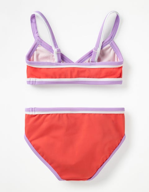 Colourful Bikini Set - Sunset Red Colourful Bikini Set - Sunset Red