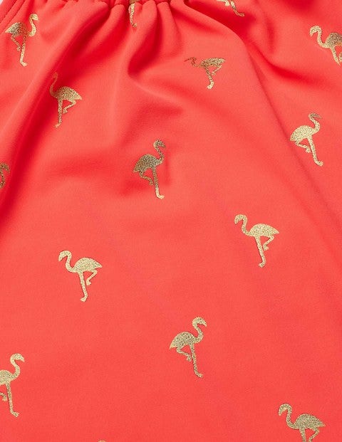 Sparkle Swimsuit - Gold Foil Flamingos Sparkle Swimsuit - Gold Foil Flamingos