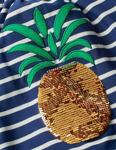 Sparkle Swimsuit - Deep Sea Blue/Ivory Pineapple Sparkle Swimsuit - Deep Sea Blue/Ivory Pineapple
