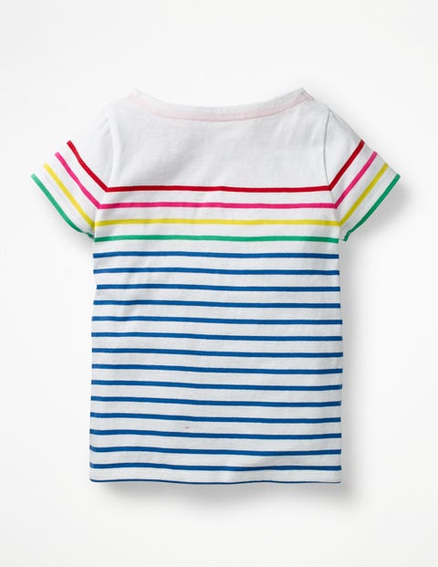 Short-sleeved Fun Breton - Duke Blue/Rainbow Sloth Short-sleeved Fun Breton - Duke Blue/Rainbow Sloth