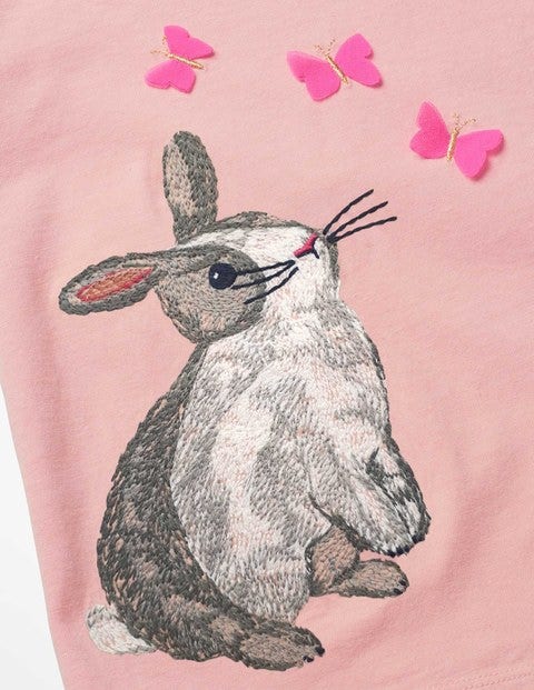 Bunny Superstitch T-Shirt - Provence Dusty Pink Bunny Bunny Superstitch T-Shirt - Provence Dusty Pink Bunny