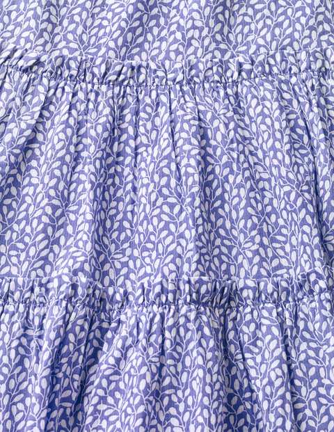 Twirly Woven Dress - White/Iris Purple Sweet Berry Twirly Woven Dress - White/Iris Purple Sweet Berry