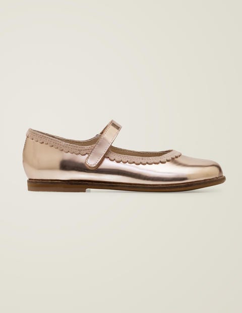 Party Mary Janes - Rose Gold Metallic Party Mary Janes - Rose Gold Metallic