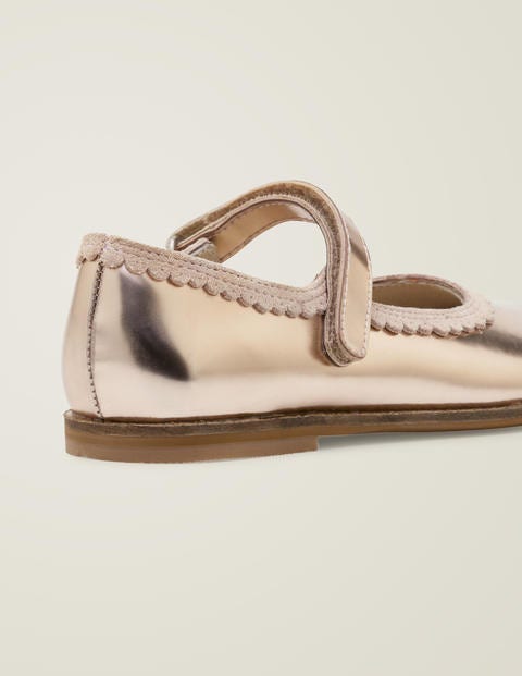 Party Mary Janes - Rose Gold Metallic Party Mary Janes - Rose Gold Metallic