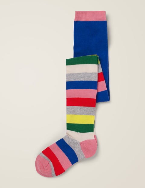 Patterned Tights - Sporty Multi Stripe Patterned Tights - Sporty Multi Stripe