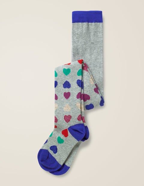 Patterned Tights - Multi Hearts Patterned Tights - Multi Hearts