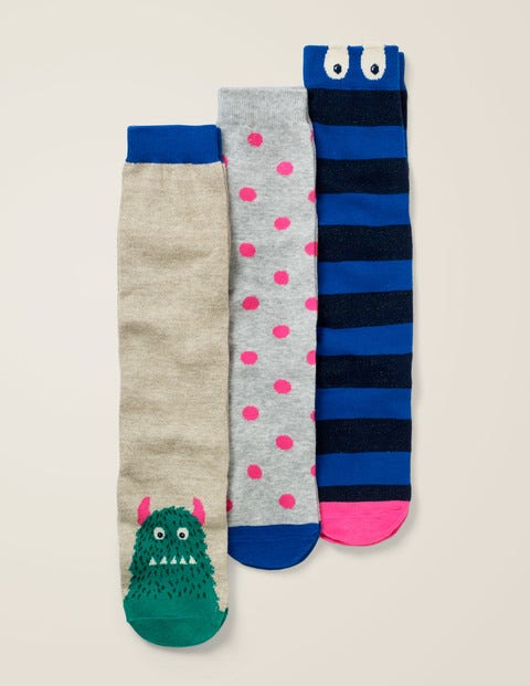 3 Pack Knee-High Socks - Monsters 3 Pack Knee-High Socks - Monsters