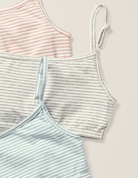 3 Pack Crop Tops - Multi Stripes 3 Pack Crop Tops - Multi Stripes