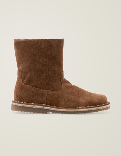 Bottes Courtes En Cuir - Fauve Bottes Courtes En Cuir - Fauve