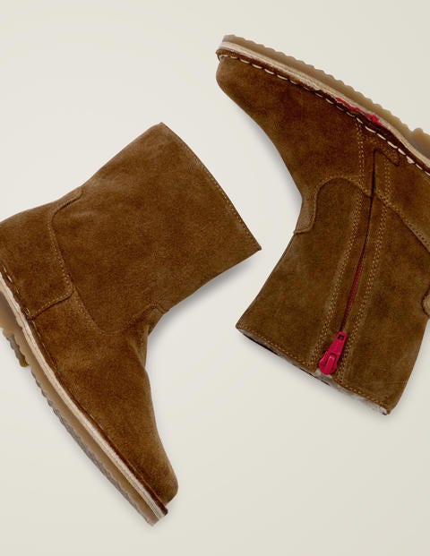 Bottes Courtes En Cuir - Fauve Bottes Courtes En Cuir - Fauve