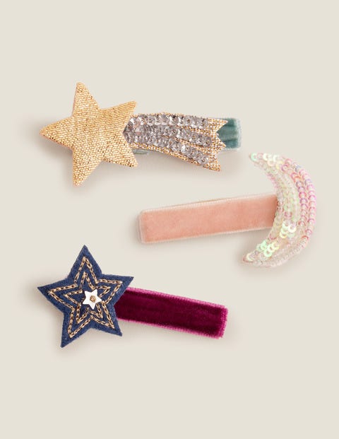 Haarclips Im 3Er-Pack - Nachthimmel Haarclips Im 3Er-Pack - Nachthimmel