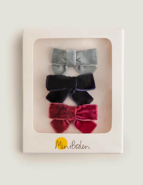 3 Pack Hair Clips - Multi Bows 3 Pack Hair Clips - Multi Bows