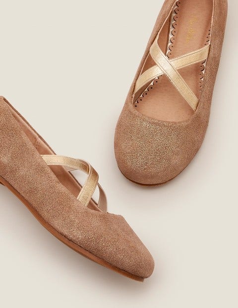 Party Ballet Flats - Gold Metallic Party Ballet Flats - Gold Metallic