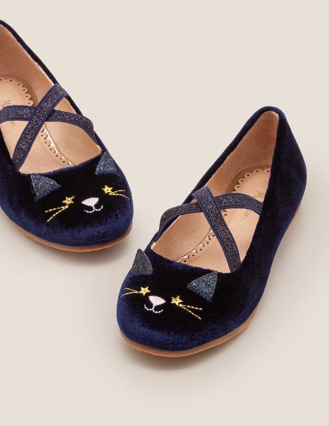 Party Ballet Flats - Midnight Blue Party Ballet Flats - Midnight Blue