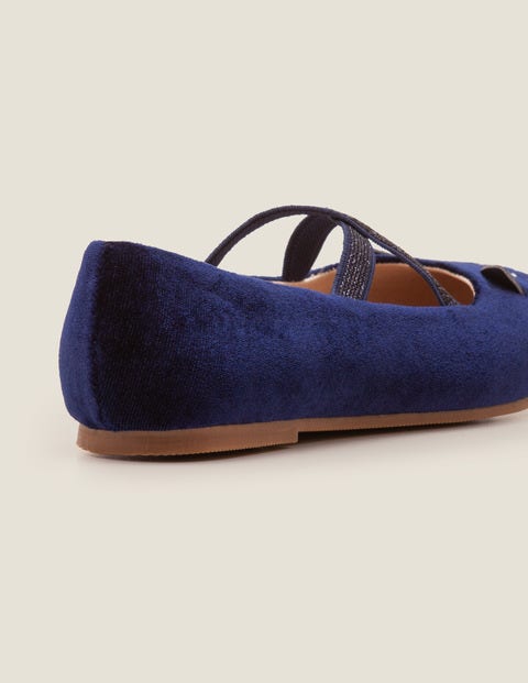 Party Ballet Flats - Midnight Blue Party Ballet Flats - Midnight Blue