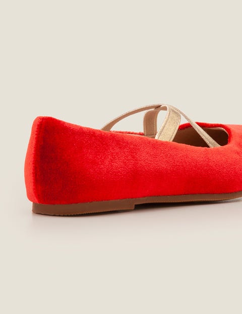 Party Ballet Flats - Rockabilly Red Party Ballet Flats - Rockabilly Red