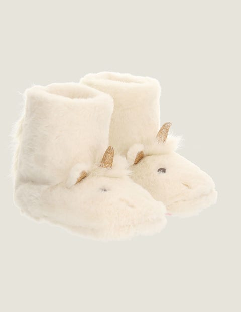 Hausschuhstiefel - Naturweiß Hausschuhstiefel - Naturweiß