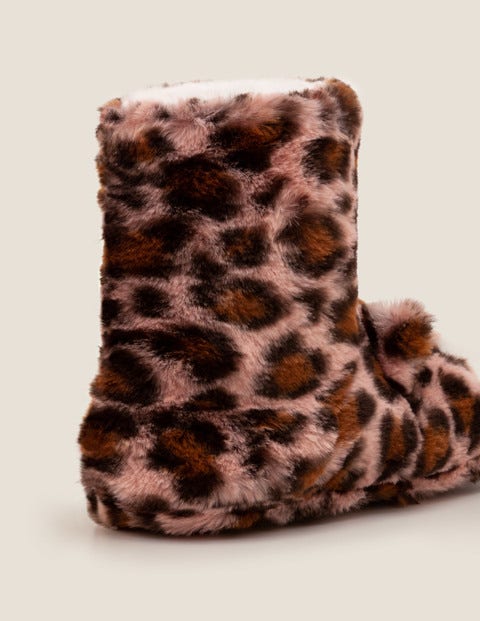 furry slipper boots