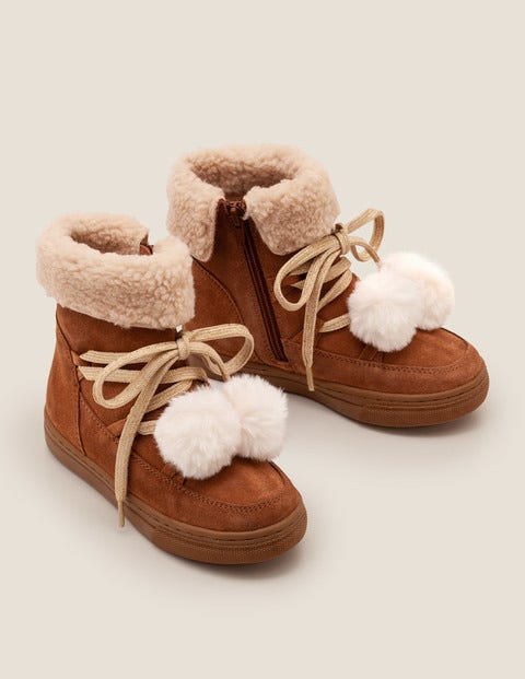 Suede Cosy Boots - Tan Suede Cosy Boots - Tan