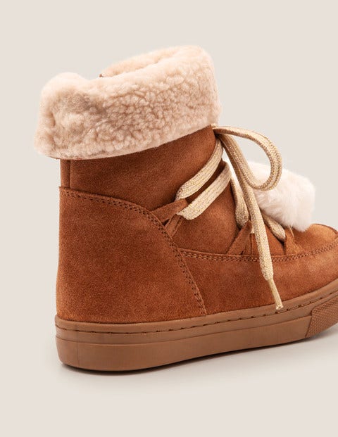 Suede Cosy Boots - Tan Suede Cosy Boots - Tan