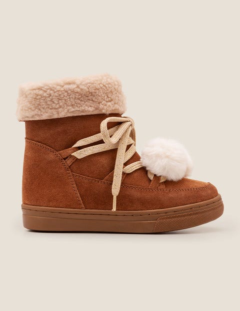 Suede Cosy Boots - Tan Suede Cosy Boots - Tan