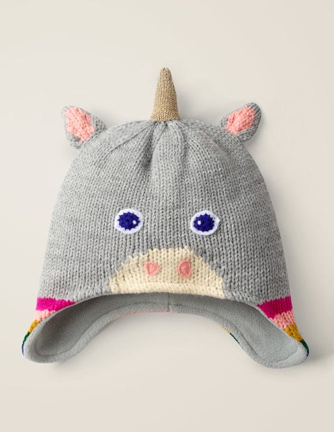 Bonnet Licorne - Gris chiné Bonnet Licorne - Gris chiné