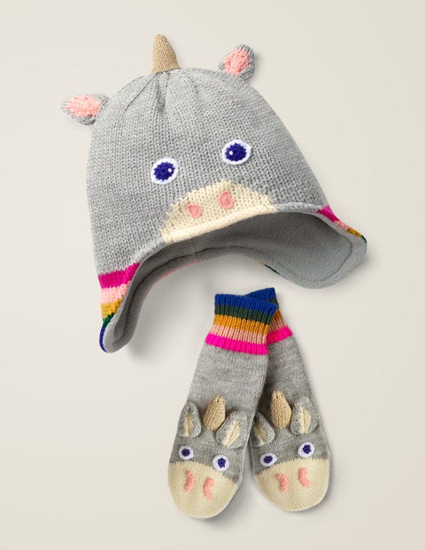 Bonnet Licorne - Gris chiné Bonnet Licorne - Gris chiné