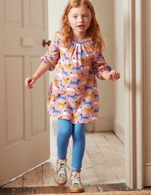 Plain Cosy Leggings - Elizabethan Blue Plain Cosy Leggings - Elizabethan Blue