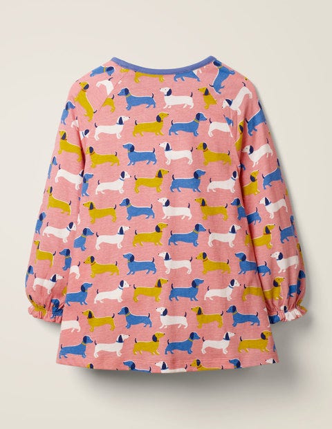 Printed Tunic - Pink Sausage Dogs Printed Tunic - Pink Sausage Dogs