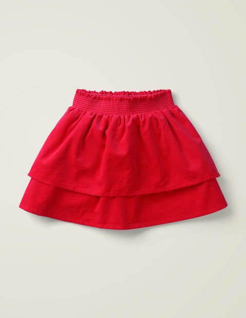 Smocked Woven Skirt - Rockabilly Red Smocked Woven Skirt - Rockabilly Red